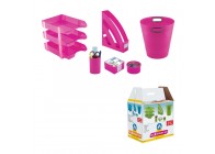 Set birou 8 piese Roz